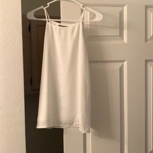 White nylon tank
